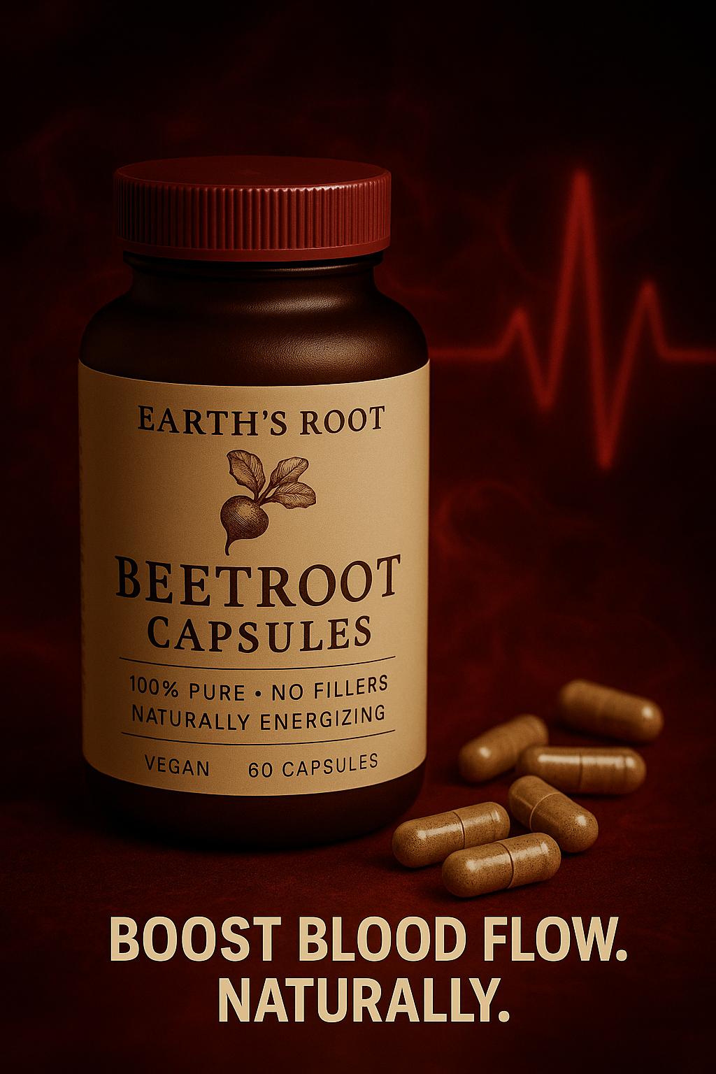 Earth's Root Organic Wild Beetroot Capsules